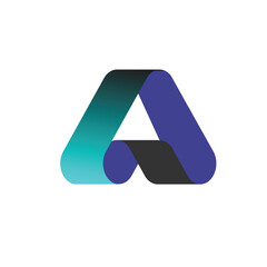 Letter A Professional 3D logo