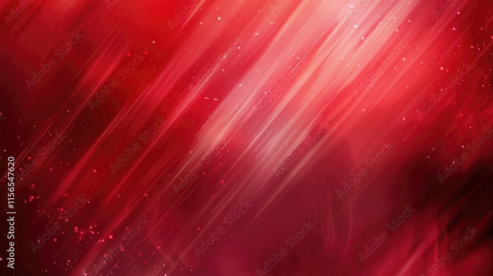 Aufkleber abstract red background with dynamic streaks and sparkles, ideal for digital design.