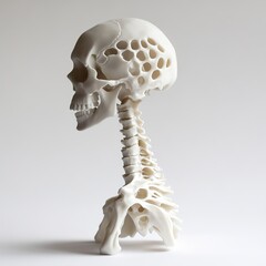 Human Skull and Spine Anatomy Model: A Detailed Study