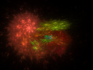 Imaginatory fractal abstract background Image