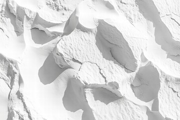 Abstract White Texture Cracked and Textured Surface