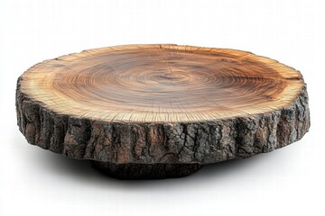 Rustic Wooden Tree Slice Tabletop