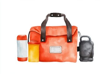 Emergency toolkit with essential supplies for quick response and safety during unexpected situations.
