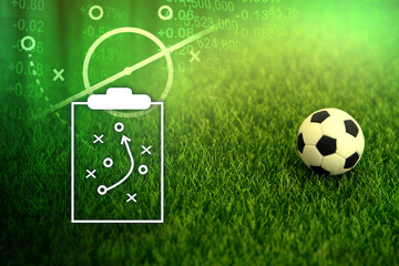 learning football manager tactics and analyzing of soccer plan