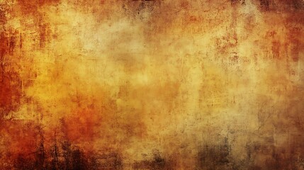 Obraz premium Grained old paper textured surface brown and yellow wallpaper abstract background, vintage ancient theme