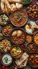 Fototapeta premium Indian Food Feast