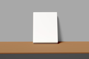 Blank softcover book mockups. Vector illustration isolated on white background. It can be used for...