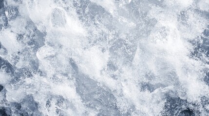 Obraz premium Crystallized sea salt texture background with water splash aerial view perfect for culinary or natural product design and advertising purposes