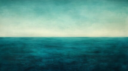 Obraz premium Waves abstract background grained green and teal illustration
