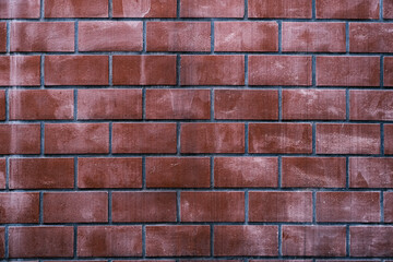 汚れたレンガの壁 