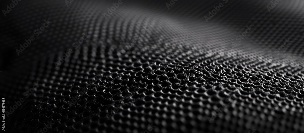 Poster textured black fabric background with intricate details creating a mysterious atmosphere perfect for