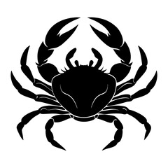 Crab Silhouette vector illustration