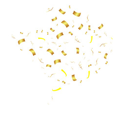 Flying Golden Confeti
