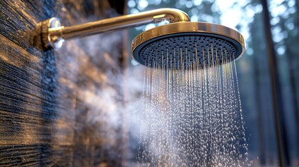 Relaxing Hot Shower Steam Water Bathroom Luxury Cleanliness