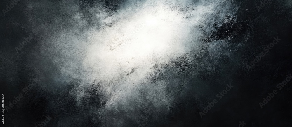 Aufkleber mystical dark abstract artwork with illumination and blank space for text placement