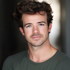 Fototapeta premium Portrait of a Handsome Young Man