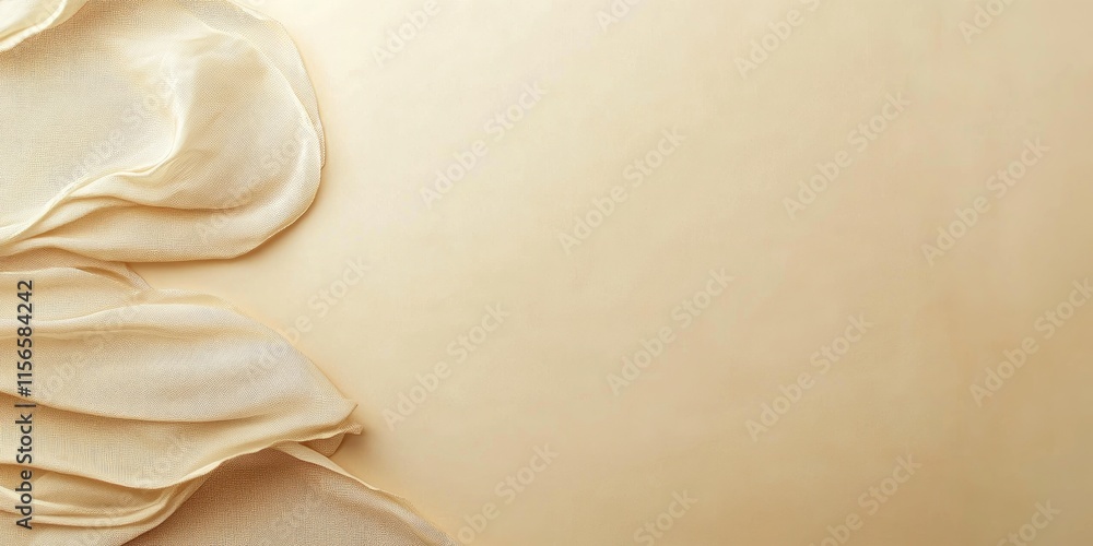 Aufkleber elegant textile background for diplomas and awards featuring smooth gold fabric and ample space for 