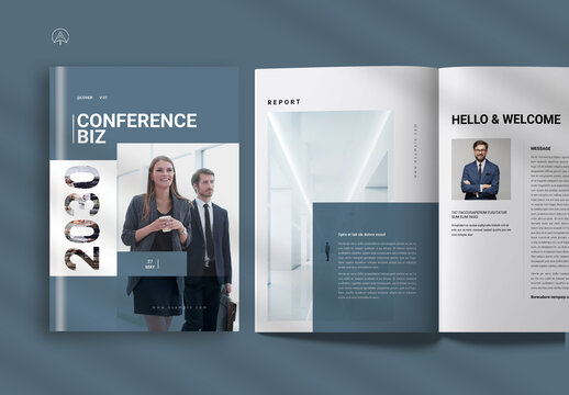 Business Conference Brochure Template