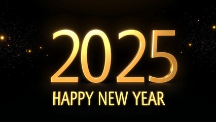 Welcoming 2025 with Joyful Celebrations, Golden Moments, and Hopeful Aspirations for a Bright New Year Ahead Together. Happy New Year 2025