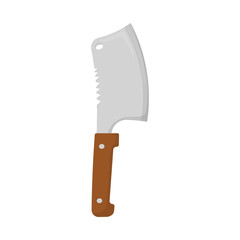 Kitchen Item Vector Illustration - Meat Knife