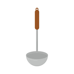 Kitchen Item Vector Illustration - Soup Ladle