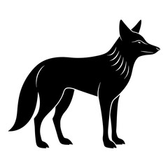 Coyote Silhouette vector illustration