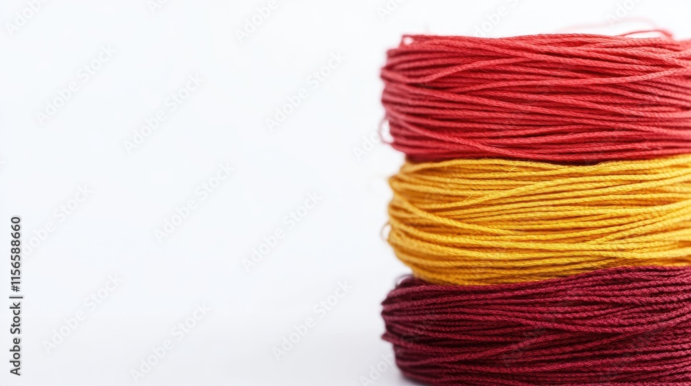Poster colorful strands of saffron stacked on a white background with ample space for text highlighting cul