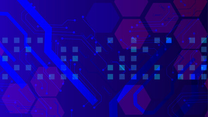 technology background. Illustration Vector Abstract vector blue technology concept. background illustration Abstract futuristic digital technology background. Illustration Vector
