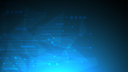 Abstract circuit board technology background, vector illustration Abstract technology background circuit metal texture Abstract futuristic technology mesh background, vector