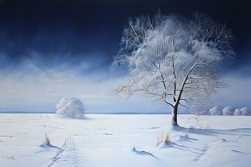 99 winter silence a vast expanse of white representing the still