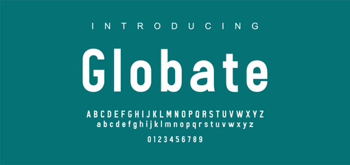 Abstract modern urban alphabet fonts. Typography sport, technology, fashion, digital, future creative logo font.