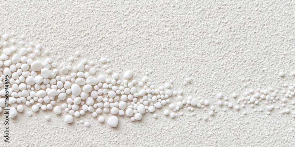 Poster elegant light beige sand texture with white grains designed for branding projects featuring ample em