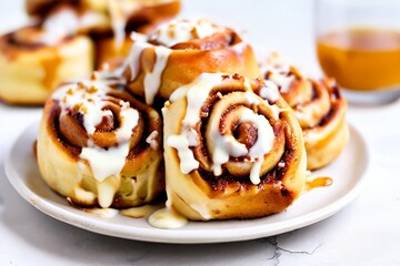 bourbon vanilla cinnamon rolls