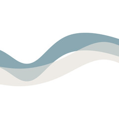 Transparent Modern Wave Shape