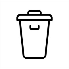 Bin icon vector illustration design. Eps 10