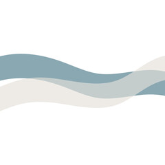 Transparent Modern Wave Shape