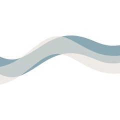 Transparent Modern Wave Shape