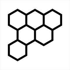 Icon honeycomb vector illustration design. Eps 10. 