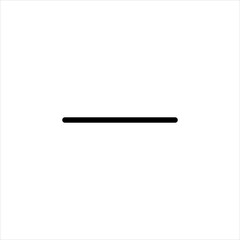 Icon minus or line vector illustration design. Eps 10.