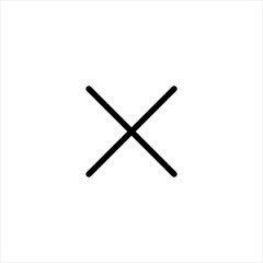 Icob multiplication or X vector illustration design. Eps 10.
