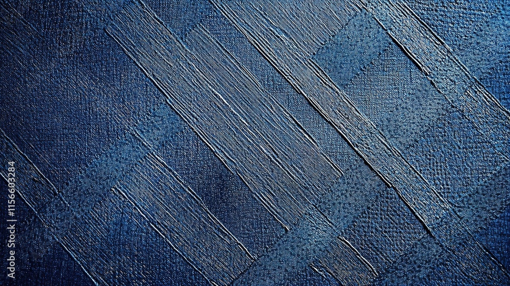 Aufkleber abstract geometric blue texture background with unique patterns
