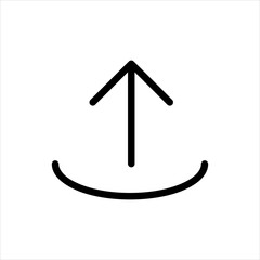 Upload icon vector illustration design. Eps 10.