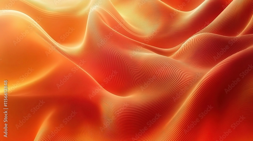 Poster dynamic fluid wave patterns in bright gradients and smooth textures
