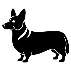 Corgi Silhouette vector illustration