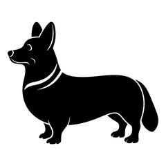Corgi Silhouette vector illustration