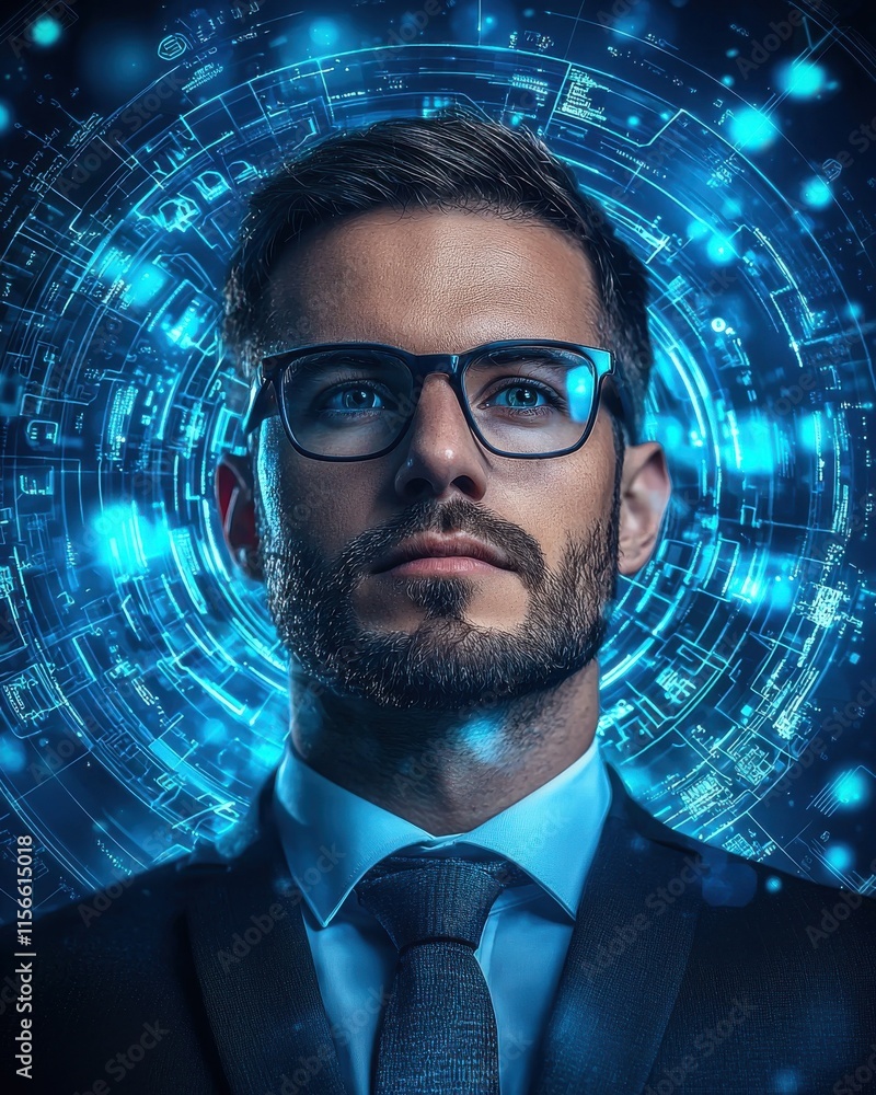 Poster modern authentication mechanisms for business professionals in technology environments captured in a