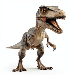 Fototapeta premium Velociraptor isolated on white background