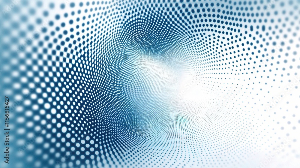 Aufkleber minimal blue gradient background with dotted pattern for design use