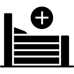 Fototapeta premium Extra Bed icon