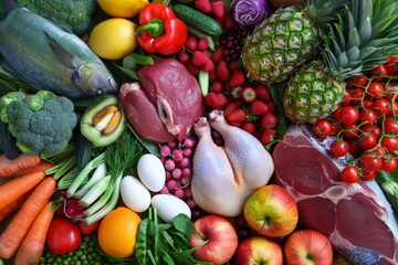 Colorful Variety of Food